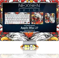 Monitorius Other Brand Kitas prekės ženklas „Nexgen Skins“ su 3D efektu, skirtas „iMac 27“ („Iron Eagle 3D“)