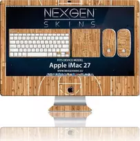 Monitorius Other Brand Kito prekės ženklo Nexgen Skins su 3D efektu, skirta iMac 27 (Hardwood Classic 3D)