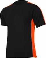 Lahti Pro Marškinėliai Marškinėliai 180g/m2, juodi ir oranžiniai, "2xl", ce,lahti
