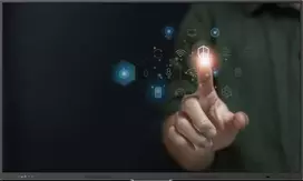 „PRESTIGIO SOLUTIONS“ daugiafunkcis monitorius su 65 colių „Light Series UHD 4K“ raiška, „Android 13“, dvigubu „Wi-Fi“, 40TP, jutikliniu rašikliu