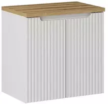 Comad 60x40 pakabinama balta vonios spintelė Nova baltas su stalviršiu