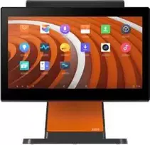 Monitorius SUNMI D2s LITE, 39.6 cm (15,6), Full HD, CD, USB, BT, Ethernet, Wi-Fi, Android, juodas, oranžinis