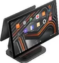Monitorius SUNMI T3 PRO, NFC, 39.6 cm (15,6), Full HD, USB, USB-C, BT (BLE), Ethernet, Wi-Fi, juodas, oranžinis