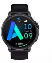 Emporia Išmanusis laikrodis „Joy“ vyrams ir moterims, fitneso laikrodis, sportinis laikrodis senjorams, sveikatos laikrodis, telefono funkcija, „Bluetooth“ žadintuvas, juodas