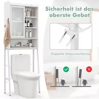 Promotions Tualeto spintelė, 63x29x170 cm, balta