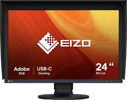 Monitorius EIZO ColorEdge CG2400S - 24.1". 1920 x 1200. WUXGA. AdobeRGB 99%. įmontuotas kalibrator. USB-C PD