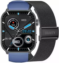 Išmanusis laikrodis UNISEX GRAVITY GT28-3 - ROZMOWY BLUETOOTH, DODATKOWY PASEK (sg037c)