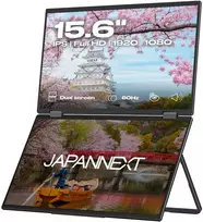 Carruzzo JAPANNEXT JN-DMD-IPS156F kompiuterio monitorius 39,6 cm (15.6″) 1920 x 1080 pikseliai „Full HD“ LCD Juoda