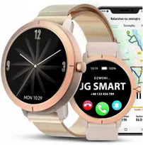 Išmanusis laikrodis Stilingas ir atsparus vandeniui išmanus laikrodis moterims – GPS, sportas ir Bluetooth skambučiai.