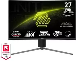 Monitorius MSI MAG 276CPXF - 27" | Rapid VA Curve 1500R | Full HD | 0.5ms | 280Hz