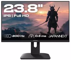 Carruzzo JAPANNEXT JN-I238FHD200F kompiuterio monitorius 60,5 cm (23.8″) 1920 x 1080 pikseliai „Full HD“ LCD Juoda
