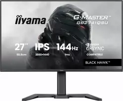 iiyama G-MASTER GB2741QSU-B1 computer monitorius 68.6 cm (27") 2560 x 1440 pikselių Juodas