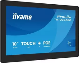 Monitorius „iiyama ProLite TW1023ASC-B3P“, 10,1 colio PCAP 10 taškų jutiklinis ekranas su „Android“, „iiSignage²“