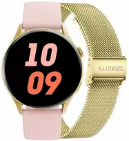 Išmanusis laikrodis DAMSKI GRAVITY GT11-3 - AMOLED, DODATKOWY PASEK (sg044c)