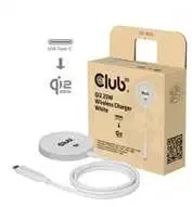 Išmanusis laikrodis Įkroviklis Club 3D CAC-3026 Belaidis Qi2 MagSafe 25W Baltas