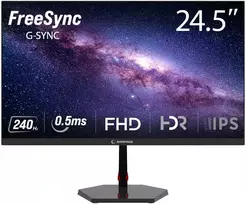 Žaidimų monitorius Rampage RAVEN RV25R240F 25" 240hz 0.5ms IPS FHD Freesync/G-Sync plokščias