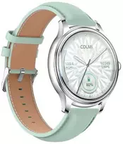 Išmanusis laikrodis COLMI L28 Smart Watch (Sidabrinis-žalias + žalias leather strap)