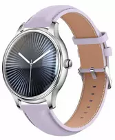 Išmanusis laikrodis COLMI L28 Smart Watch (sidabrinis-violetinė + violetinė leather strap)