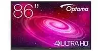 Monitorius Optoma 86 kalibras 1861RK 4K UHD, 8GB RAM / 64GB ROM, 40 pirštų lietimui jautrus ekranas, „Android 14“