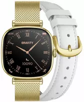 Išmanusis laikrodis DAMSKI GRAVITY GT32-2 - ROZMOWY BLUETOOTH, DODATKOWY PASEK (sg047b)