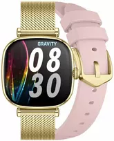 Išmanusis laikrodis DAMSKI GRAVITY GT32-1 - ROZMOWY BLUETOOTH, DODATKOWY PASEK (sg047a)