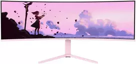 Monitorius Arozzi Nova | 49 " | VA | 32:9 | 165 Hz | 4 ms | 5120 x 1440 pikselių | 350 cd/m² | HDMI jungtys quantity 2 | Rožinė