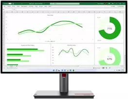 Monitorius Lenovo 68.6cm (27") 2560 x 1440 W-LED IPS, 16:9, 350cd/m², 1.073B, 6ms, 178°/178°, 1000:1