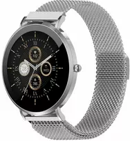 Denver SWC-394S 43 mm išmanusis laikrodis, 1,32" AMOLED, sidabrinis