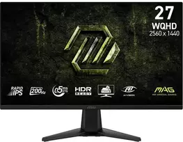 Monitorius MSI MAG 275QF E20 - 200Hz | QHD | Rapid IPS | 27" | 0,5ms
