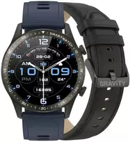 Išmanusis laikrodis Gravity Juodas su 2 dirželiais GT10-5