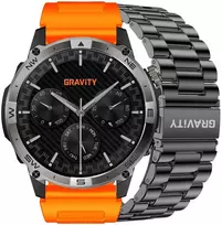 Išmanusis laikrodis MĘSKI GRAVITY GT46-4 - AMOLED, DODATKOWA BRANSOLETA (sg055d)