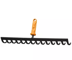 FISKARS GRĖBLYS DIRVAI 14 DANTŲ, METALINIS, GALVUTĖ ONECLICK SISTEMAI