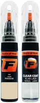 Firanto LIGIER P-08.3.530 - BEIGE PEPPERWHITE Dažų korektorius įbrėžimų taisymui + Lakas 15 ml