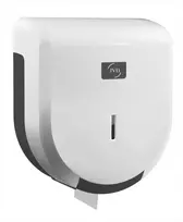 JVD Cleanline Baltas Jumbo 400 WC popieriaus rulonų laikiklis