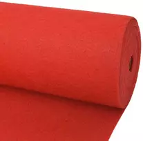 Kilimas Paprastas Raudona 1,2 x 12 m Poliesteris