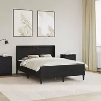 Čiužinys Lovos rėmas su čiužiniu Juoda 120 x 190 cm Dirbtinė oda