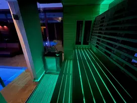 Sieninis šviestuvas SAUFLEX LED šviestuvas su valdymo įrenginiu, 50W