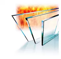 Atsarginės dalys - Stiklas STOVEMAN krosnelių durelėms 150x180 mm