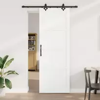 Slankios durys ORKDAL Balta 83 x 232 cm Pušies medienos masyvas