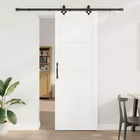 Slankios durys ORKDAL Balta 83 x 232 cm Pušies medienos masyvas