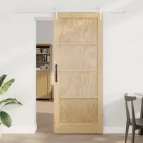 Slankios durys ORKDAL Natūrali ir Balta 86 x 211 cm