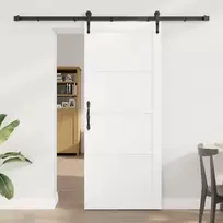 Slankios durys ORKDAL Balta 83 x 202 cm Pušies medienos masyvas