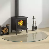 Židinio stiklo plokštė Skaidrus 1200 x 600 mm Stiklas