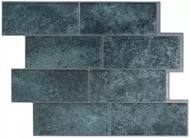 Metro plytelė 50 pcs Mėlyna žalia 29 x 21 cm