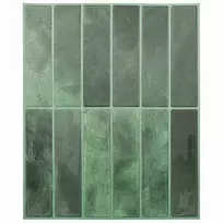 Stačiakampė plytelė 50 pcs Tamsiai žalia 29 x 23 x 0,08 cm