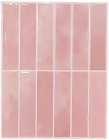 Stačiakampė plytelė 20 pcs Rožinė 29 x 23 x 0,08 cm