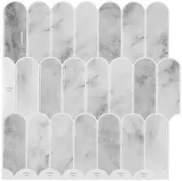Pūkuota plytelė 10 pcs Pilkas marmuras 30 x 30 cm