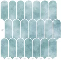 Pūkuota plytelė 50 pcs Žalia 30 x 30 cm Poliuretanas ir PET