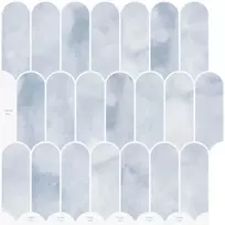 Pūkuota plytelė 20 pcs Šviesiai mėlyna 30 x 30 cm