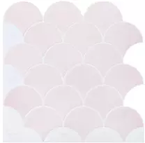 Žuvies žvynų plytelė 20 pcs Šviesiai rožinė 30 x 30 cm